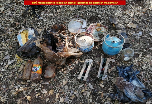 Diyarbakır'da teröristlerin kullandığı 21 mağara ve sığınak imha edildi